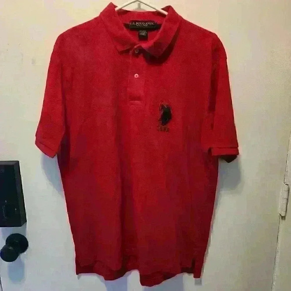 US Polo Association Red Polo Shirt  size XL - Picture 1 of 4